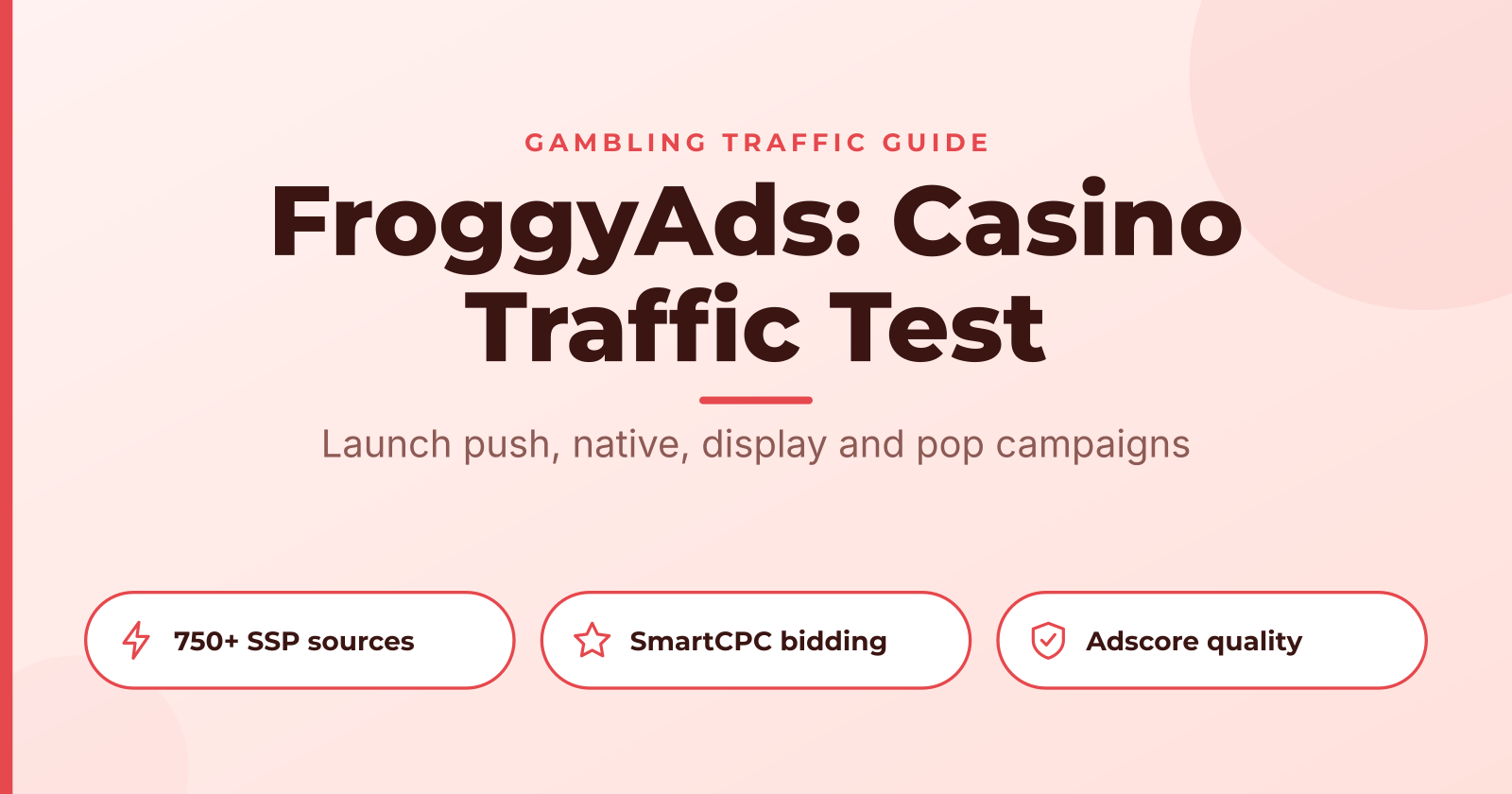 FroggyAds Casino Traffic: High-Converting Gambling Ad Network Guide